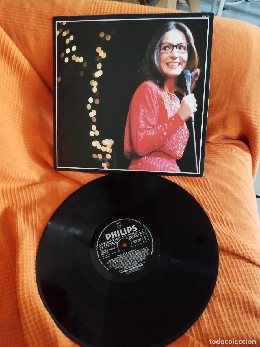 Discos de vinilo: Nana Mouskouri &ndash; D' Ici Et D' Ailleurs. Solo disco dos con inser, sin car&aacute;tula, carpeta.