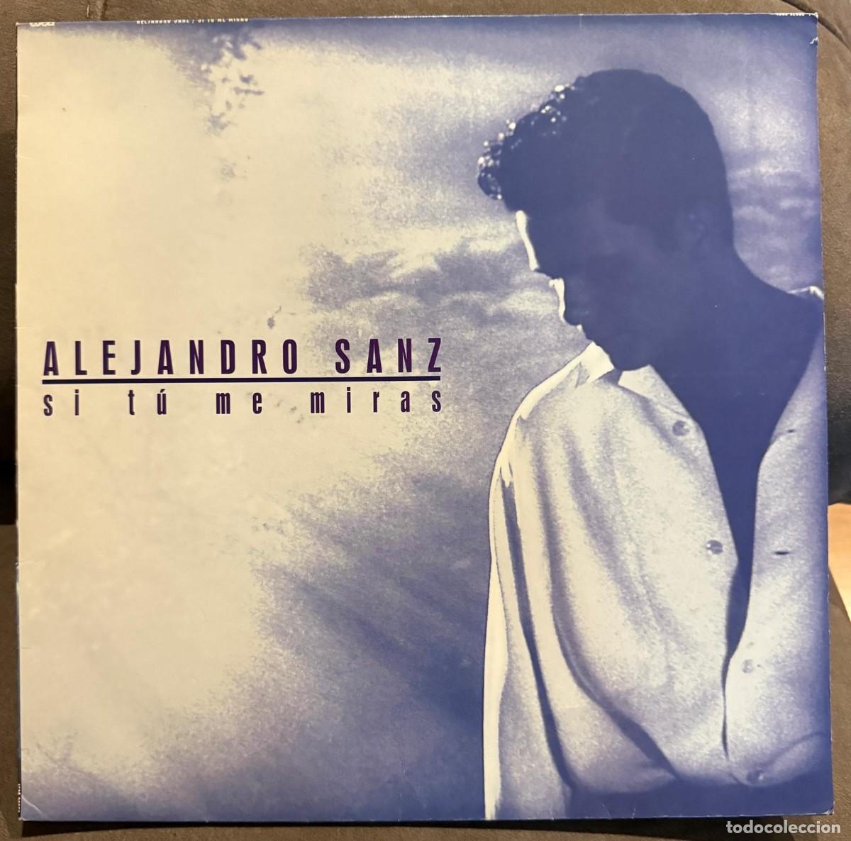 Discos de vinilo: Alejandro Sanz &lrm;&ndash; Si T&uacute; Me Miras. Disco Vinilo. Edic Germany. 1993