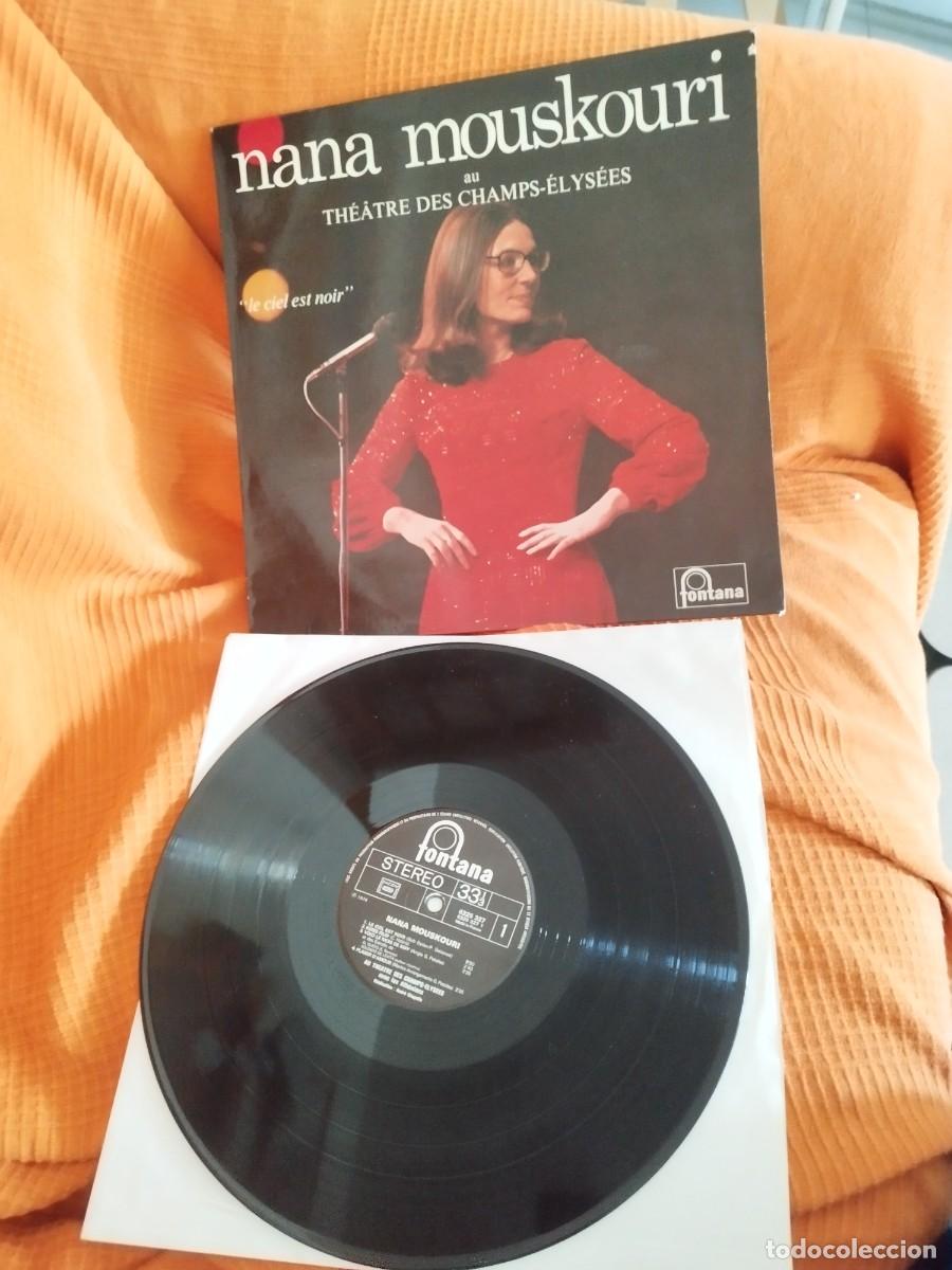 Discos de vinilo: Nana Mouskouri &ndash; Au Th&eacute;&acirc;tre Des Champs-&Eacute;lys&eacute;es. Vinilo lp.