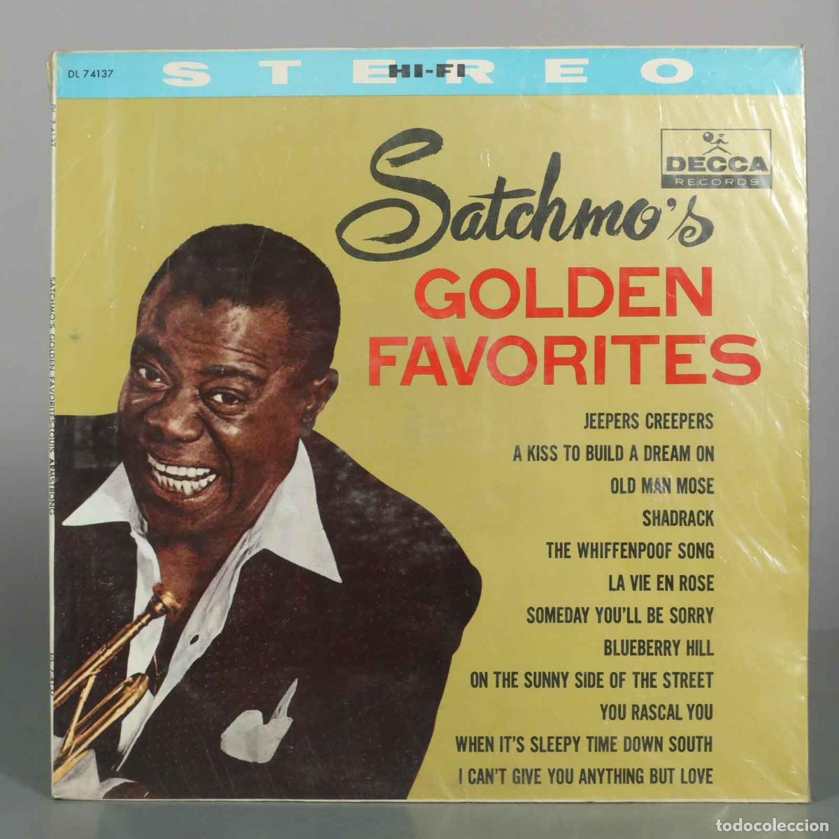 Discos de vinilo: LP. Satchmo&acute;s Golden Favorites - Louis Armstrong