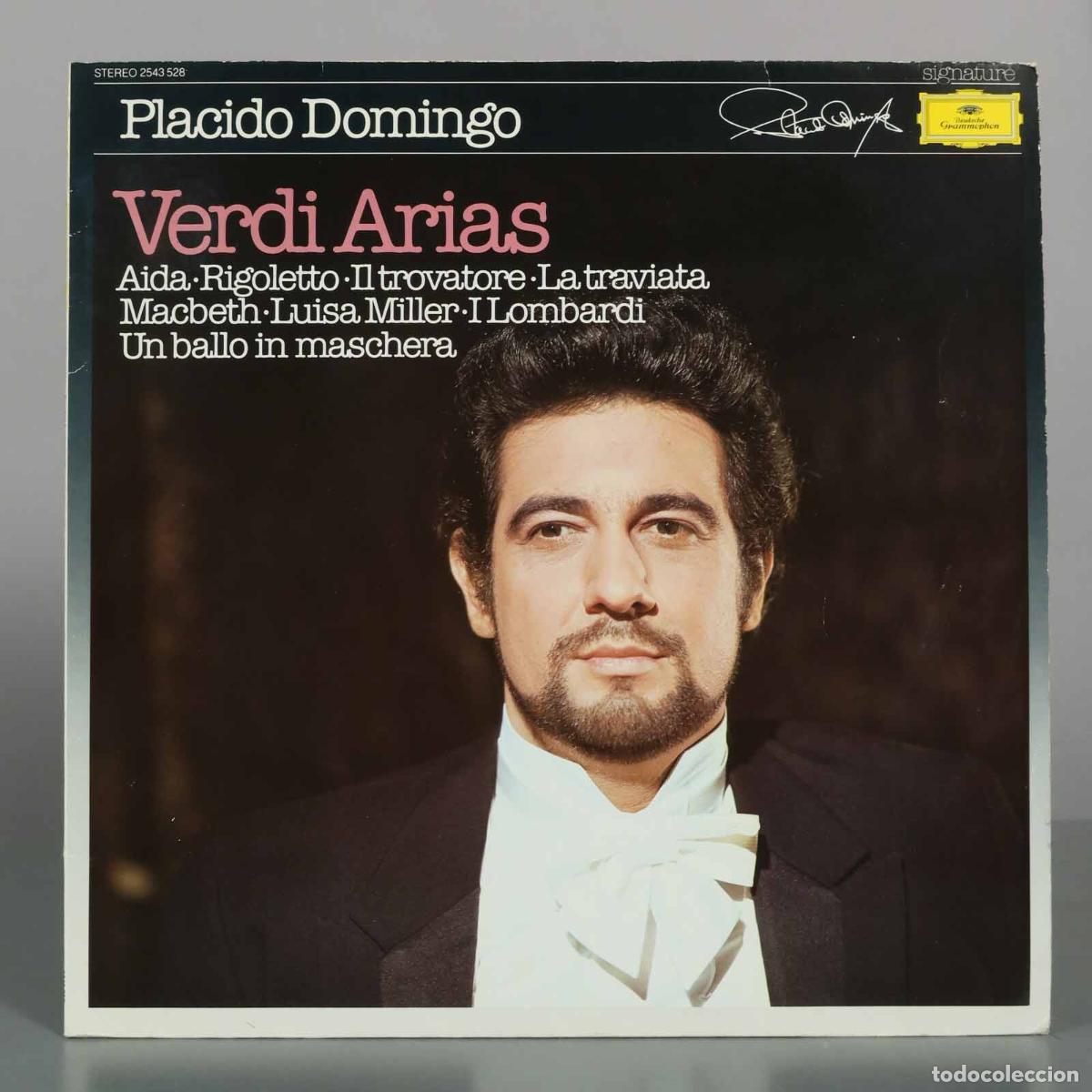 Discos de vinilo: LP. Verdi Arias - Placido Domingo - Deutsche Grammophon