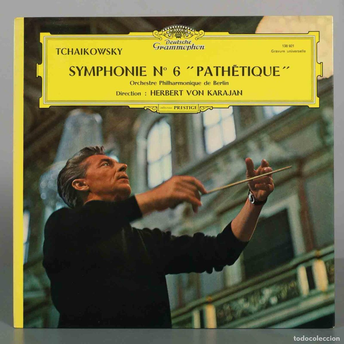 Discos de vinilo: LP. Tchaikovsky - Symphonie n.&ordm; 6 Path&eacute;tique - Herbert von Karajan, Orchestre Philharmonique de Ber