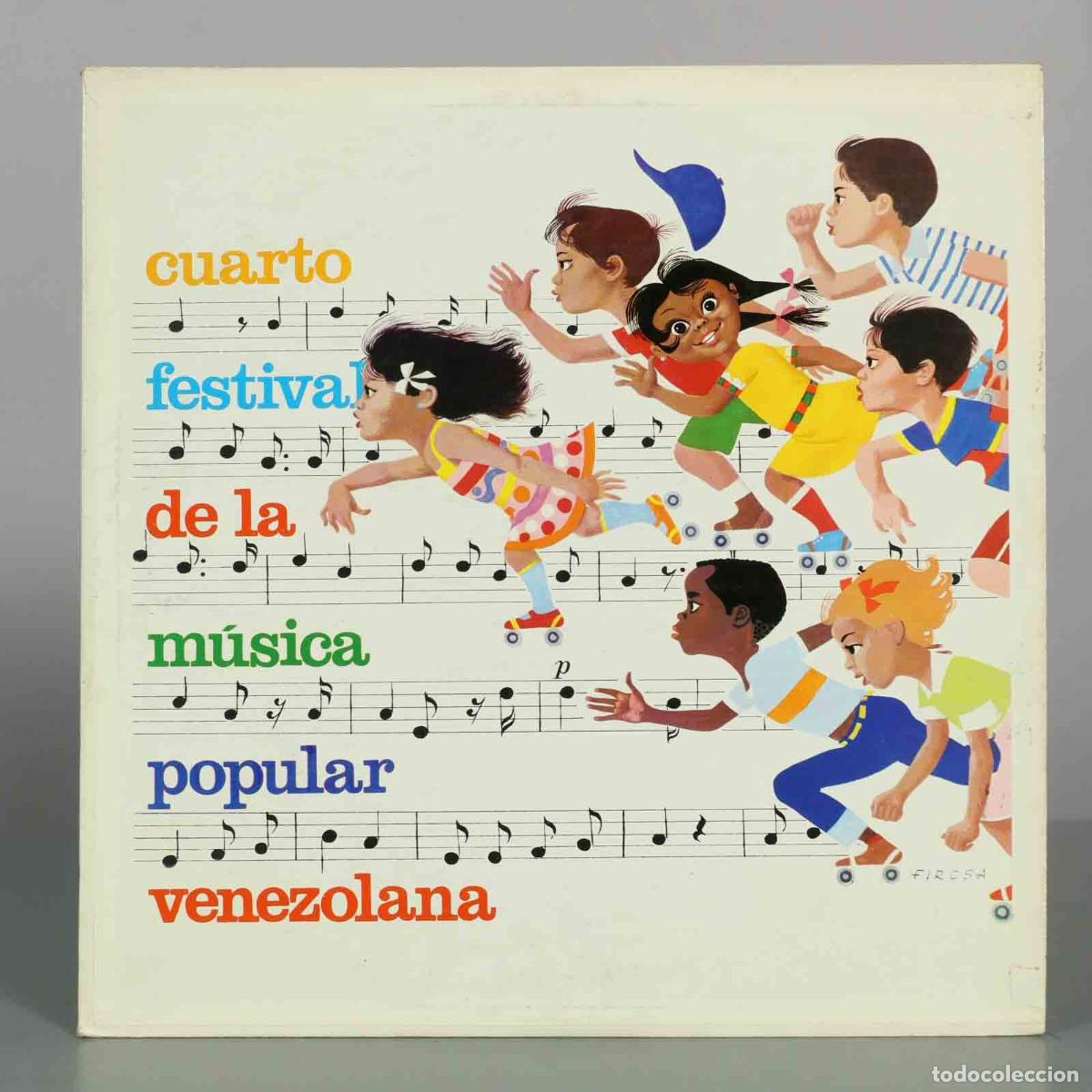 Discos de vinilo: LP. Cuarto Festival De La M&uacute;sica Popular Venezolana - Mirla Castellanos, Henry Stephen, Rosa Virgin