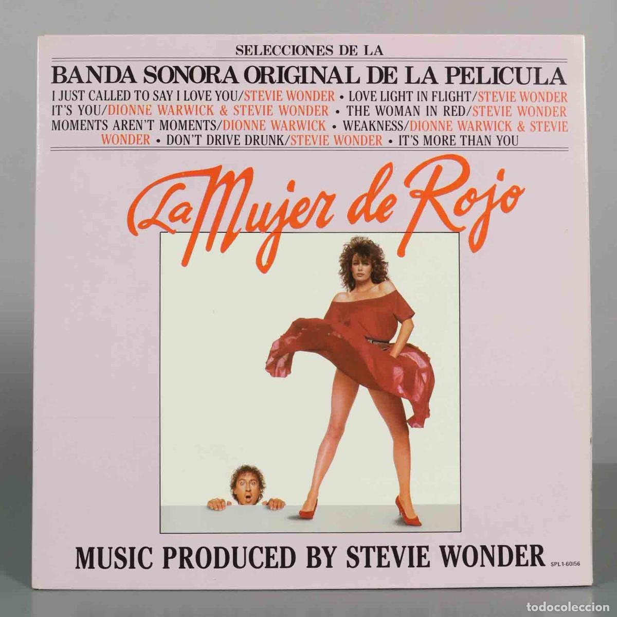 Discos de vinilo: LP. La Mujer De Rojo - Stevie Wonder, Dionne Warwick