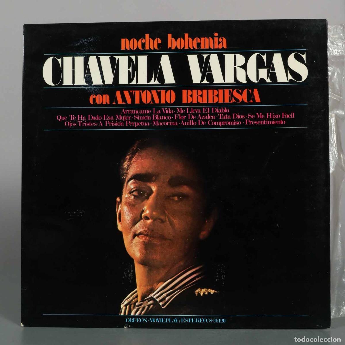 Discos de vinilo: LP. Noche Bohemia - Chavela Vargas, Antonio Bribiesca