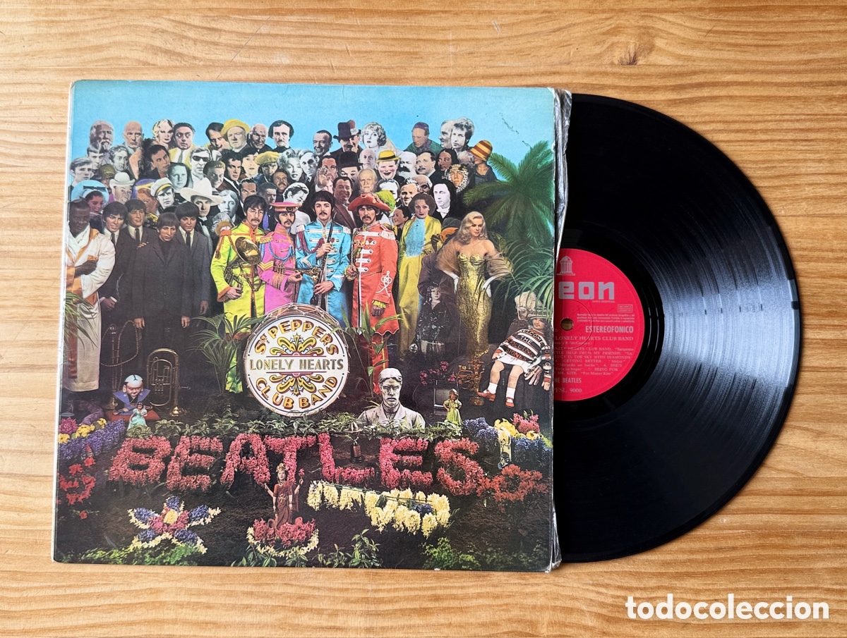 Discos de vinilo: The Beatles - Sgt. Pepper&rsquo;s Lonely Hearts Club Band. Spain 1967