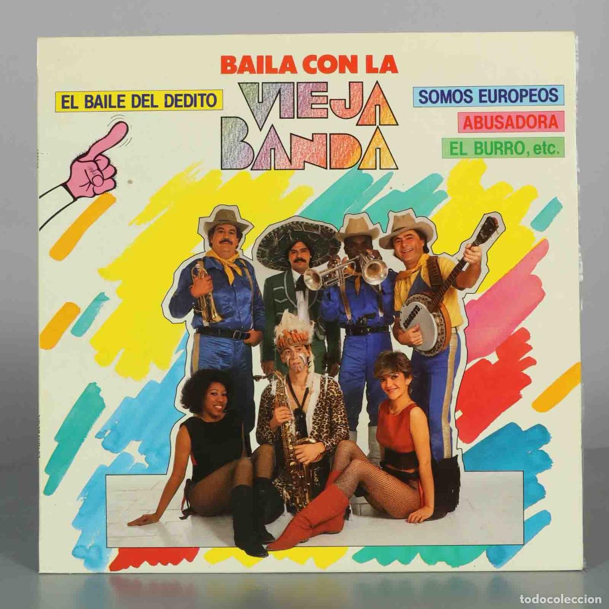 Discos de vinilo: LP. Baila con La Vieja Banda - Ernesto Tecglen, Candy Calero, Carlos Pascual, Eva N&acute;Guema