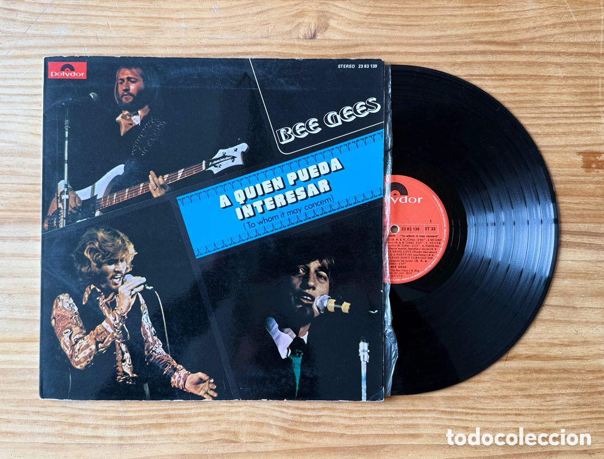 Vinyl-Schallplatten: Bee Gees - A quien pueda interesar. Spain 1972