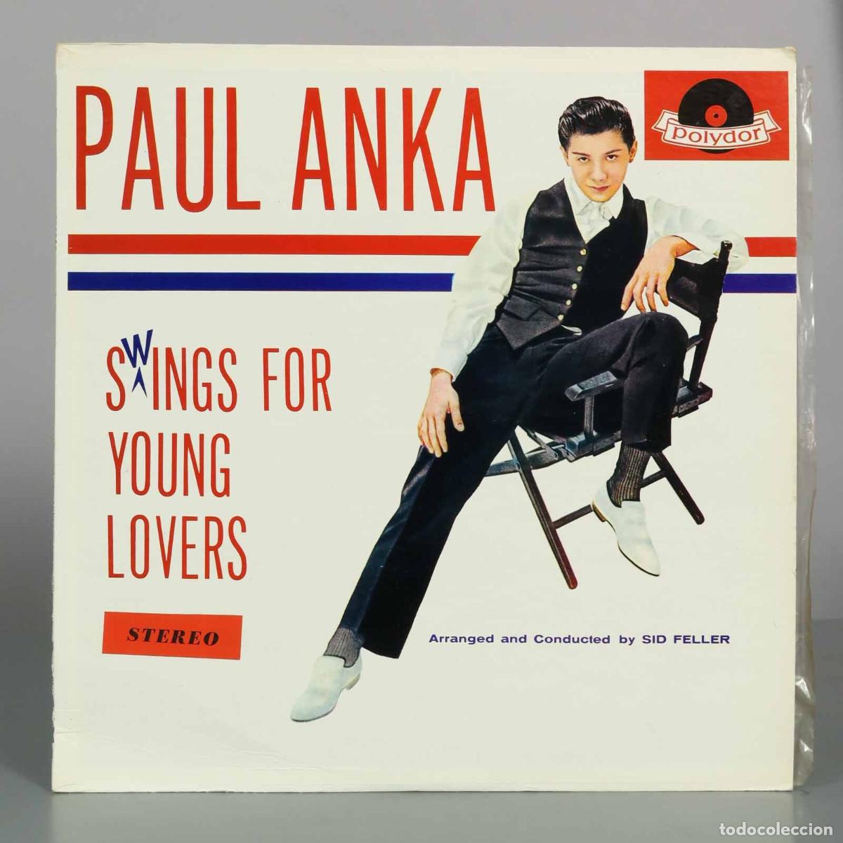 Discos de vinilo: LP. Swings For Young Lovers - Paul Anka - Sid Feller