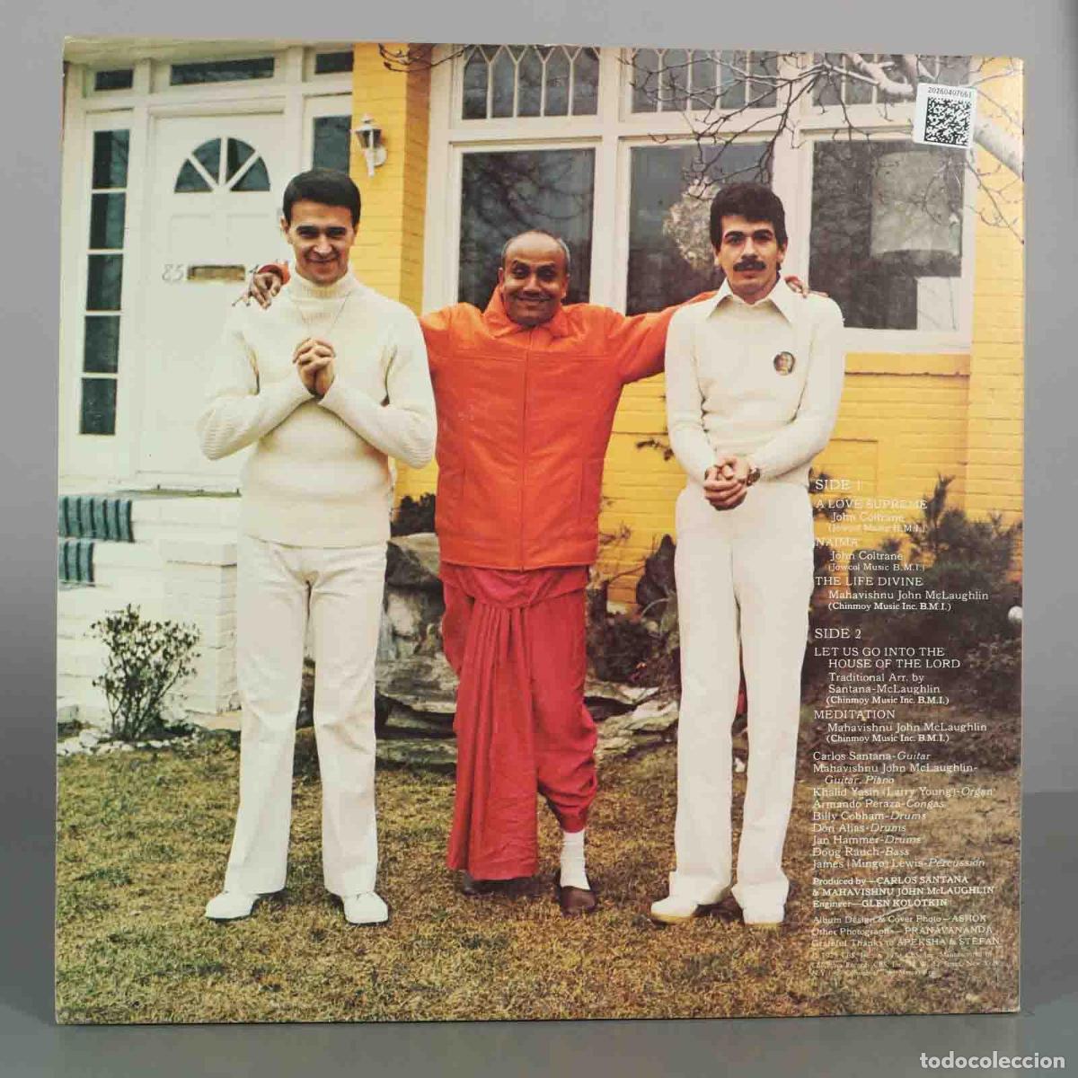 Discos de vinilo: LP. Love Devotion Surrender - Carlos Santana, Mahavishnu John McLaughlin - Foto 2