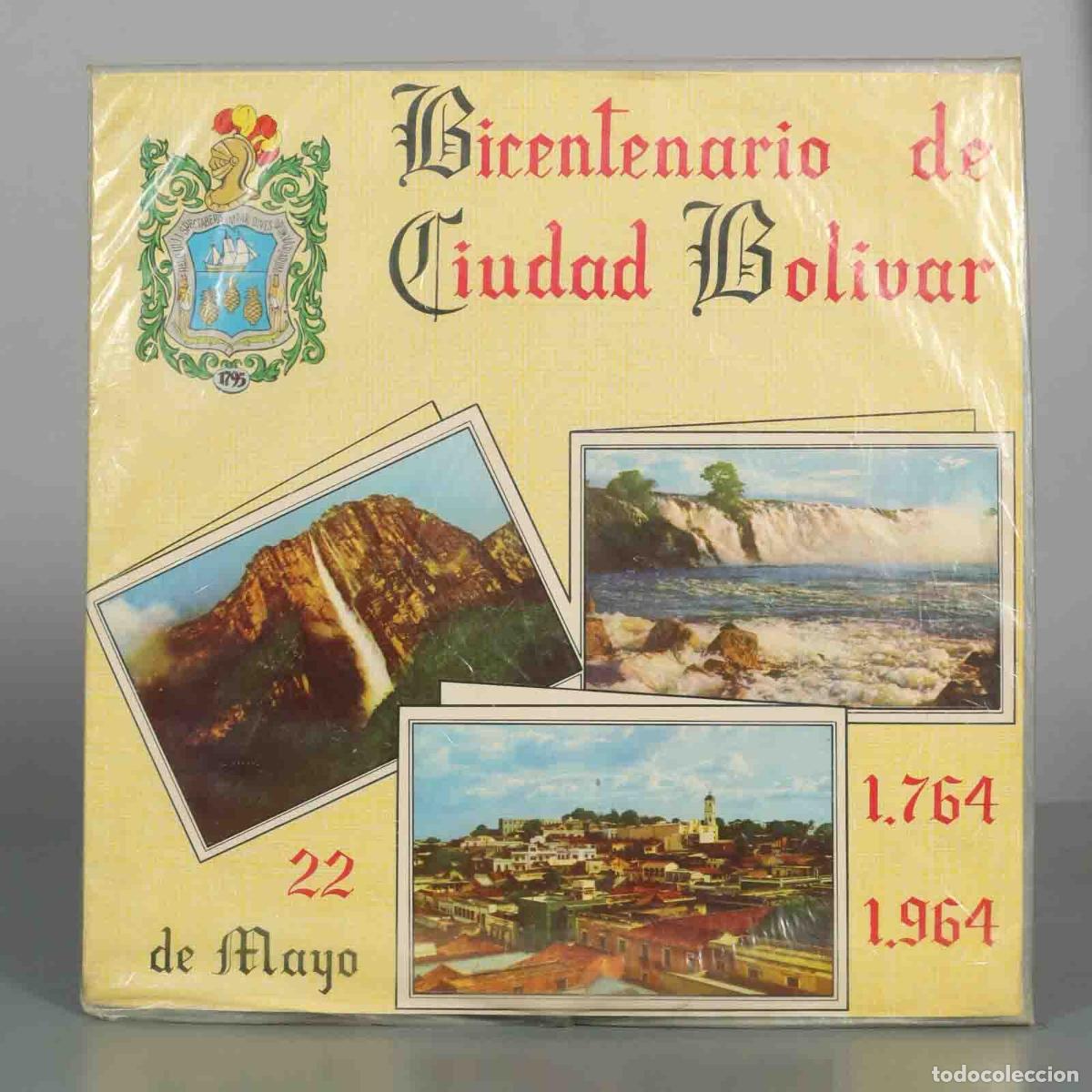 Discos de vinilo: LP. Bicentenario de Ciudad Bolivar - Orquesta Venezolana de Sal&oacute;n, Conjunto Bicentenario, Conjunto