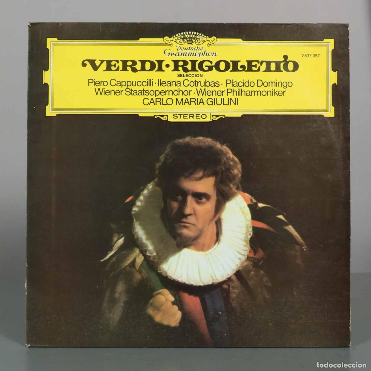 Discos de vinilo: LP. Verdi Rigoletto - Selecci&oacute;n - Piero Cappuccilli, Ileana Cotrubas, Placido Domingo, Wiener Philh