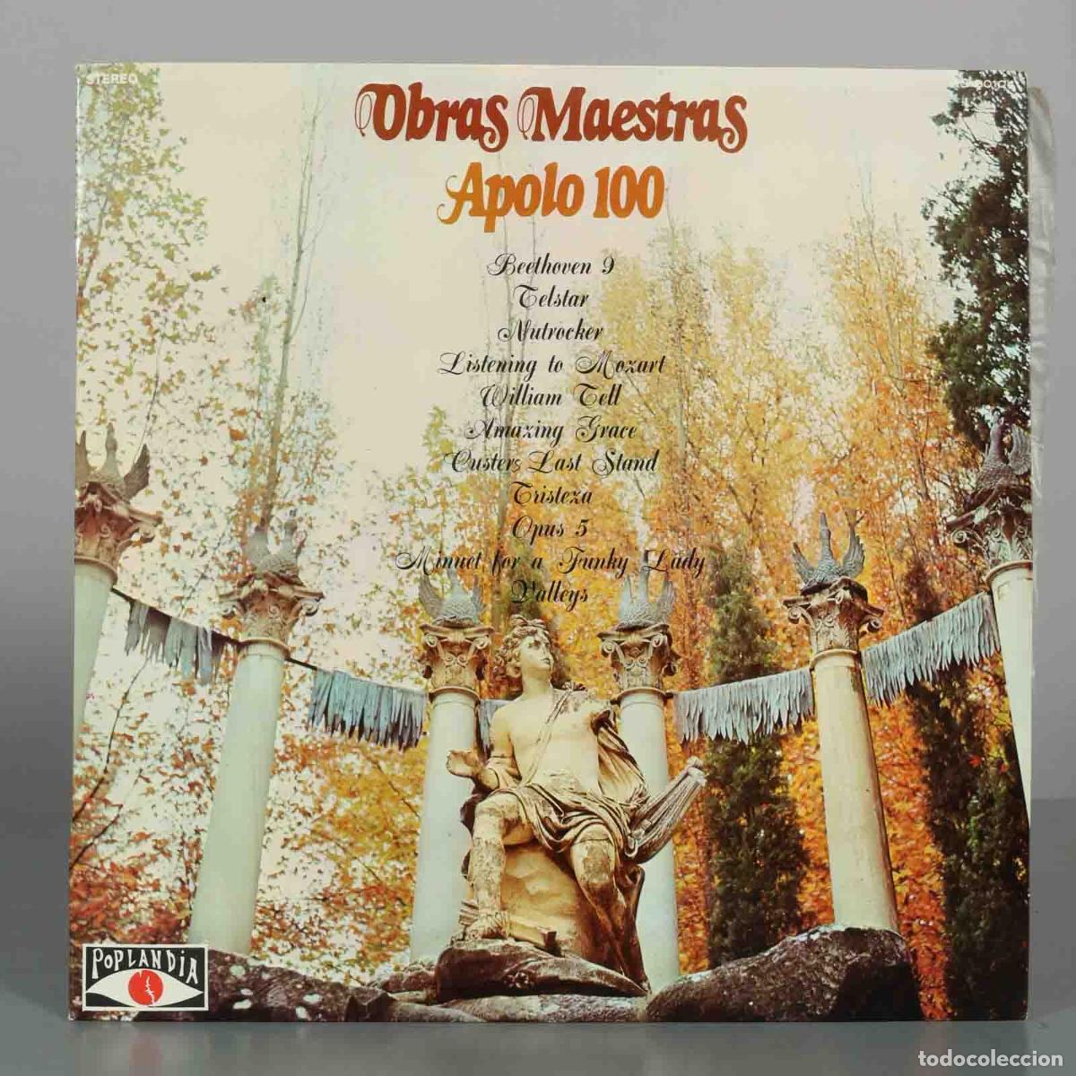 Discos de vinilo: LP. Obras Maestras - Apollo 100 - Poplandia