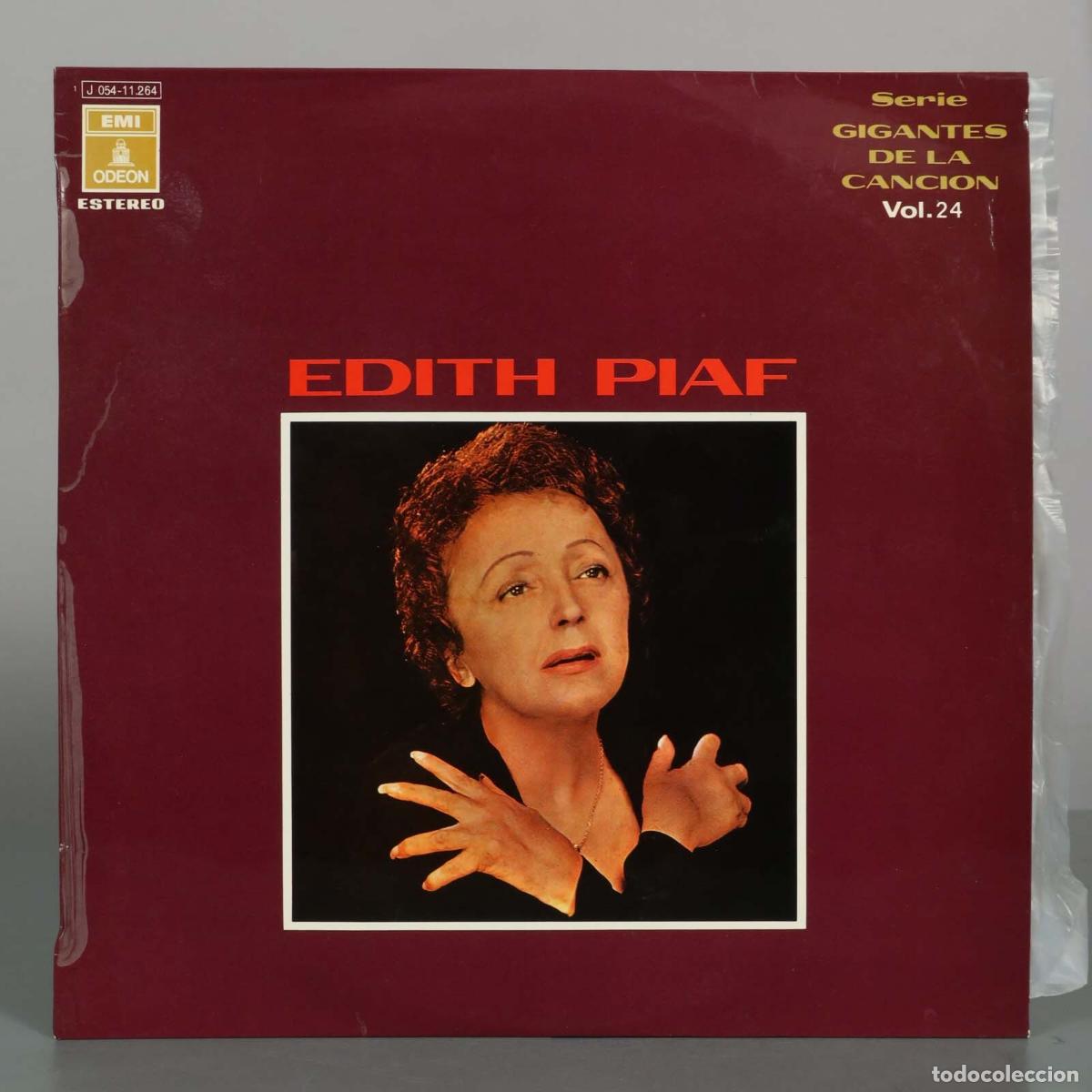 Discos de vinilo: LP. Edith Piaf - Serie Gigantes de la Cancion Vol. 24