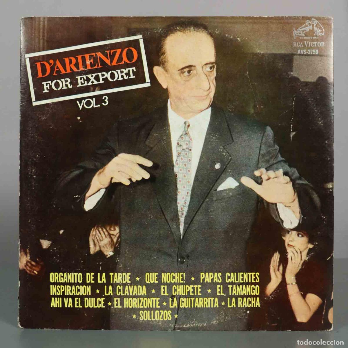 Discos de vinilo: LP. D&acute;Arienzo For Export - Vol. 3 - Juan D&acute;Arienzo Y Su Orquesta T&iacute;pica
