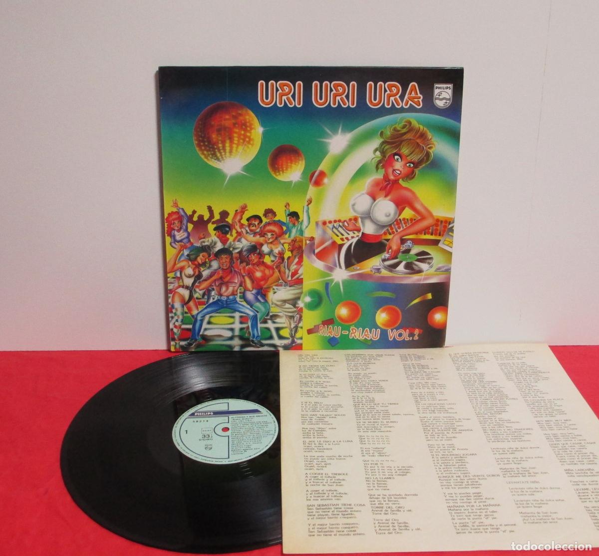 Discos de vinilo: ALFREDO Y SUS AMIGOS - URI URI URA RIAU RIAU VOL.2 LP PHILIPS 1986 E.ESPECIAL C.LECTORES - EXCELENTE