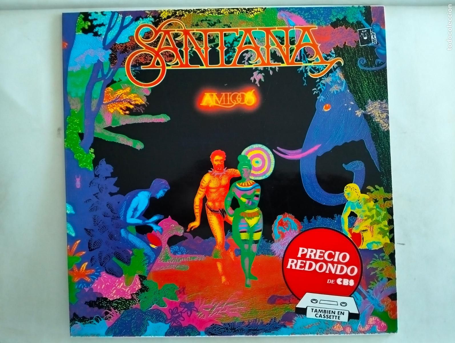 Discos de vinilo: SANTANA, DISCO LP AMIGOS, EDITADO CBS, A&Ntilde;O 1976