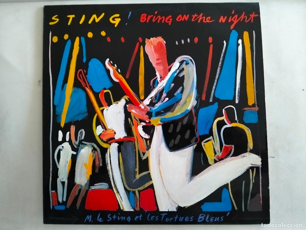 Discos de vinilo: STING, DISCO DOBLE LP BRING ON THE NIGHT, EDITADO AM RECORDS, A&Ntilde;O 1986