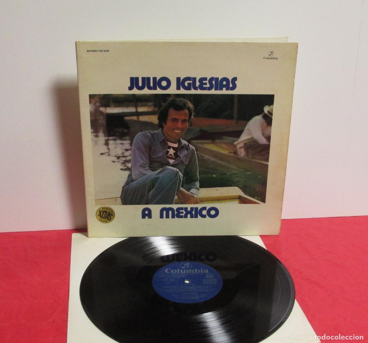 Discos de vinilo: JULIO IGLESIAS - A M&Eacute;XICO -LP- COLUMBIA 1975 TXS 3028 - BUEN ESTADO