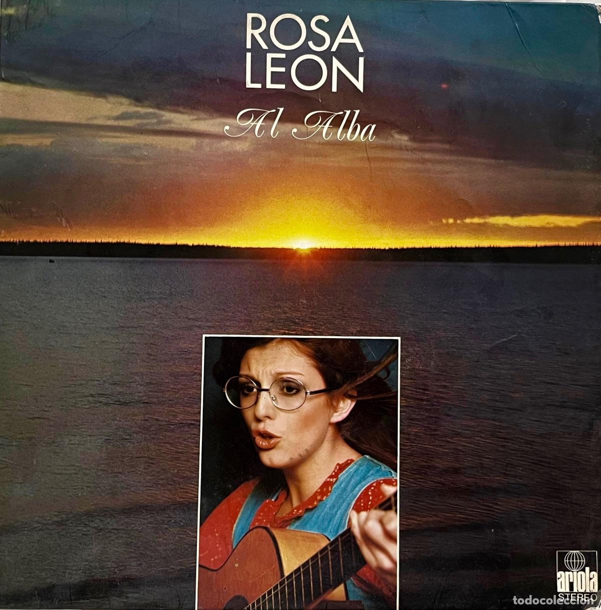 Discos de vinilo: ROSA LEON. AL ALBA. LP ORIGINAL ESPA&Ntilde;A CON INSERTO LETRAS 1975