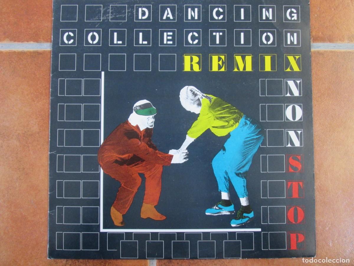 Discos de vinilo: DANCING COLLECTION REMIX NOS STOP - LP, Ed espa&ntilde;ola 12&rdquo; 1986. Muy buen estado (VG+)