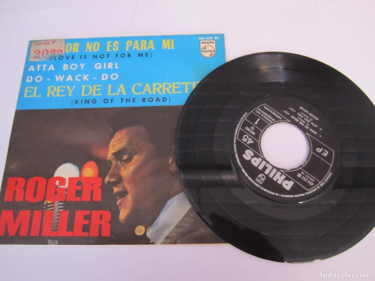 Discos de vinilo: disco vinilo single roger miller king of the road a&ntilde;o 1965