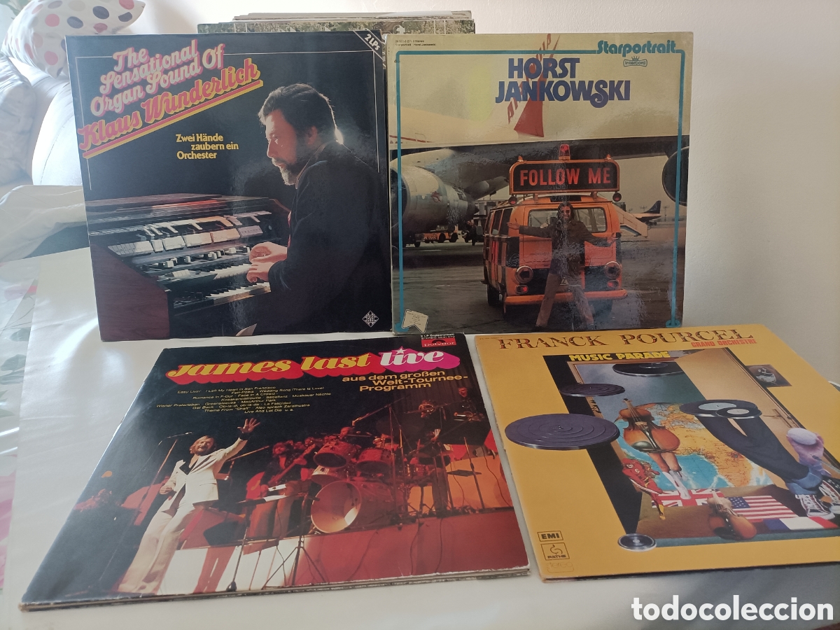 Discos de vinilo: LOTE 4 LPS A&Ntilde;OS 70, Instrumental, Orquesta,Varios