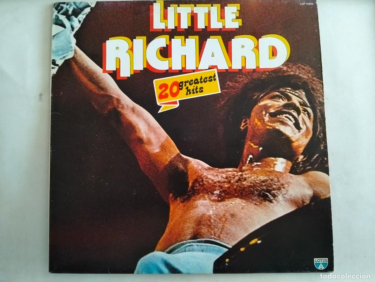 Discos de vinilo: LITTLE RICHARD, DISCO LP 20 GRANDES EXITOS, EDITADO LOTUS , A&Ntilde;O 1983