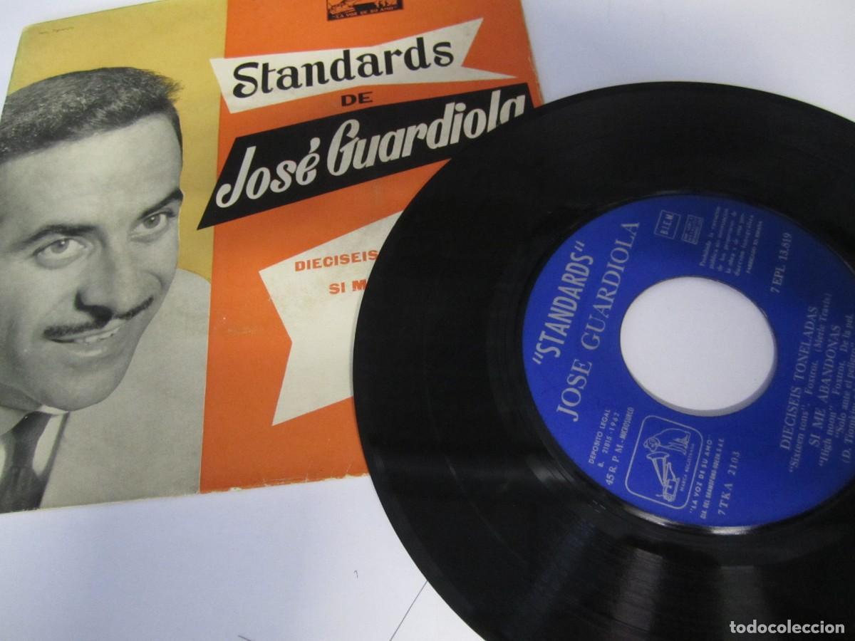 Discos de vinilo: disco vinilo single standards jose guardiola - Foto 2