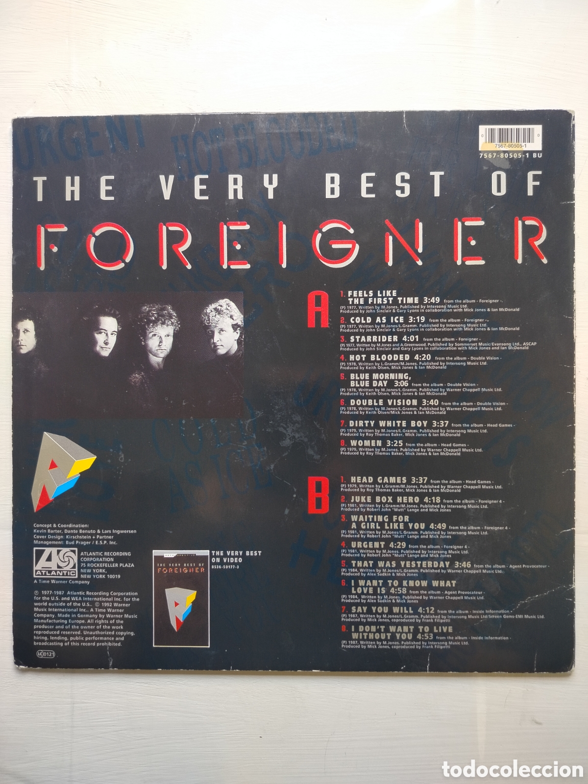 Discos de vinilo: Foreigner LP The Very Best - Foto 2