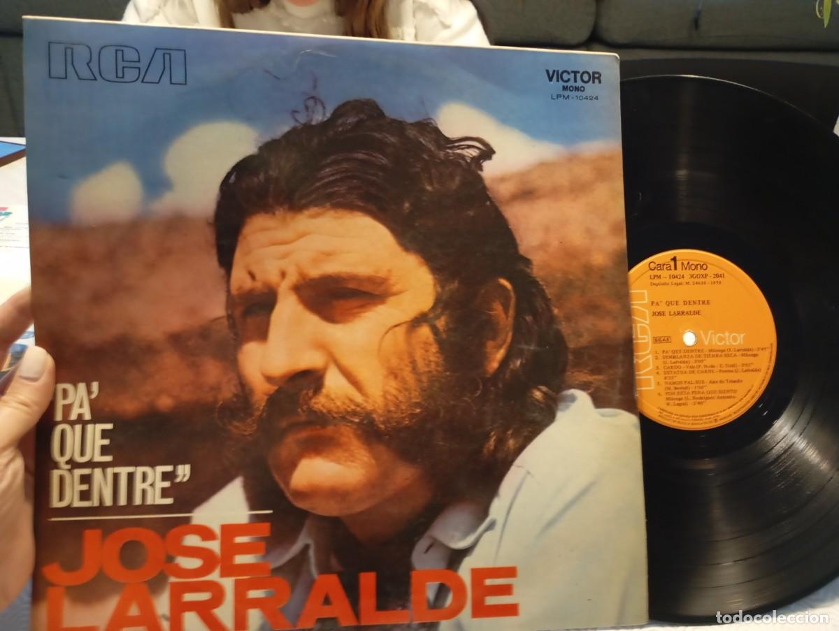 Discos de vinilo: Vinilo Jos&eacute; Larralde - Pa' Que Dentre (LP Original RCA Victor)