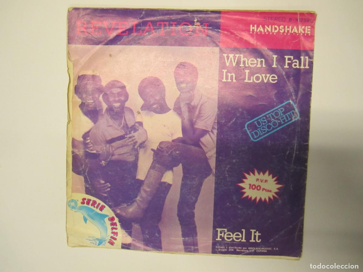 Discos de vinilo: disco vinilo single revelation when i fall in love - Foto 2