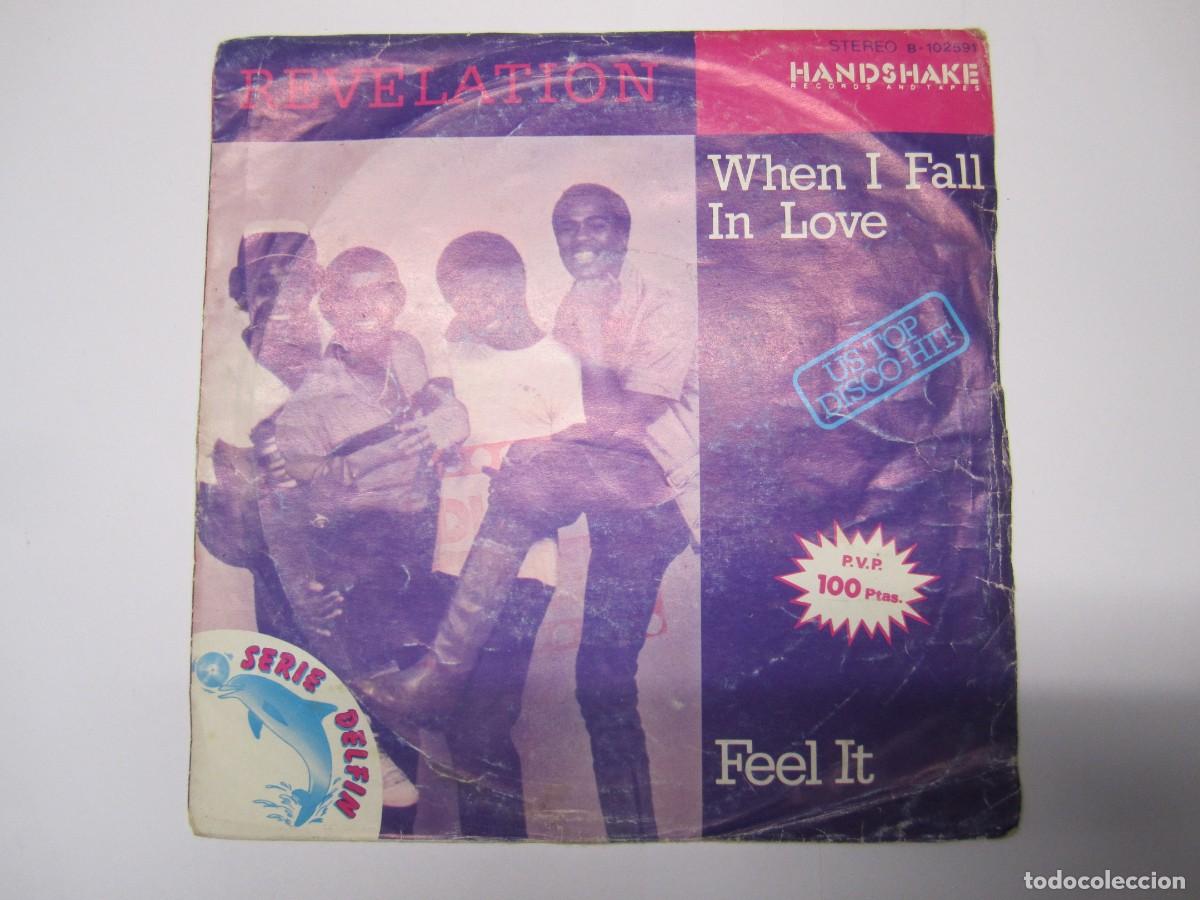 Discos de vinilo: disco vinilo single revelation when i fall in love - Foto 3