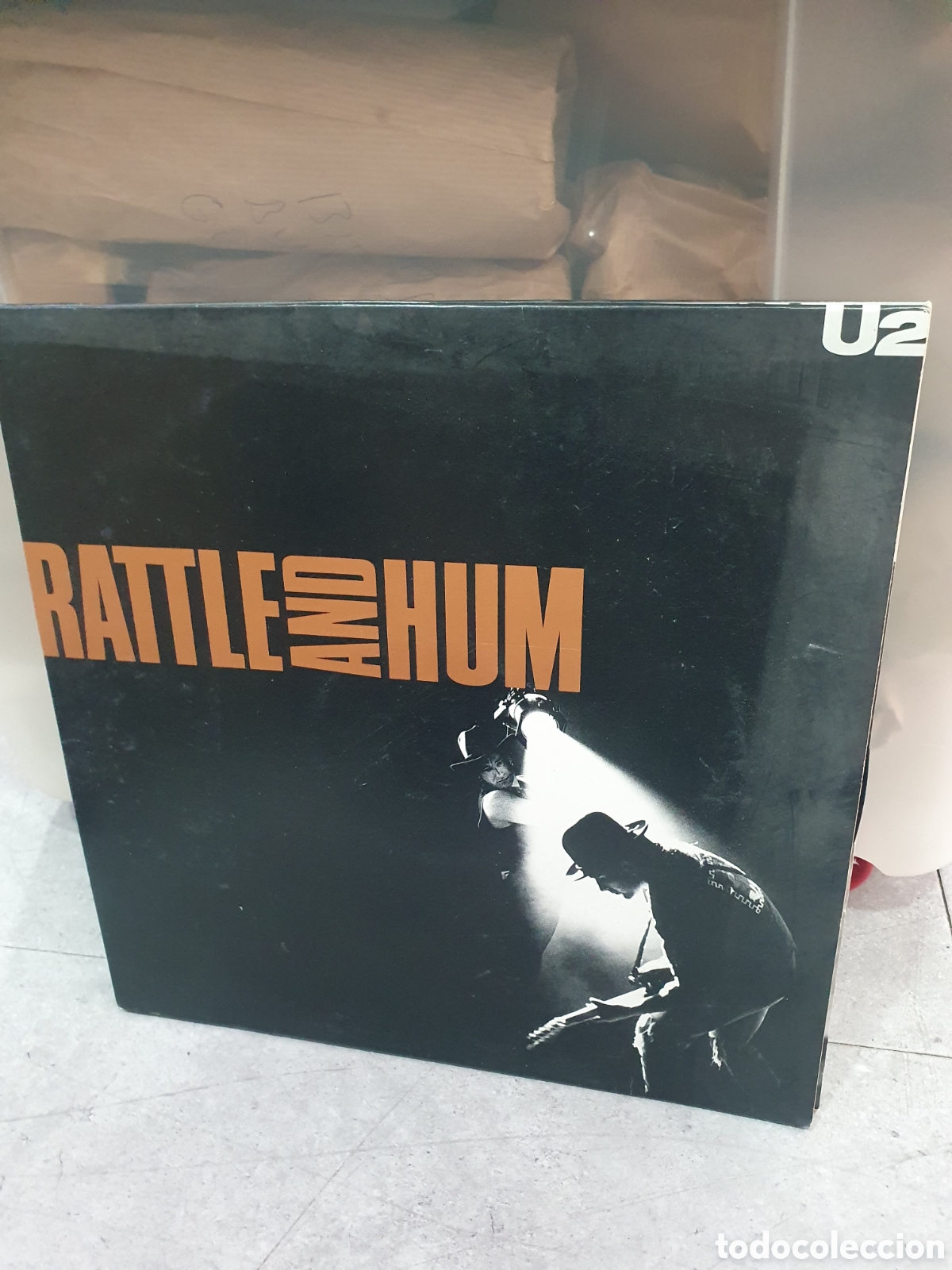 Discos de vinilo: SALIDA 0.01&euro;. LP. Rattle and Hum. U2