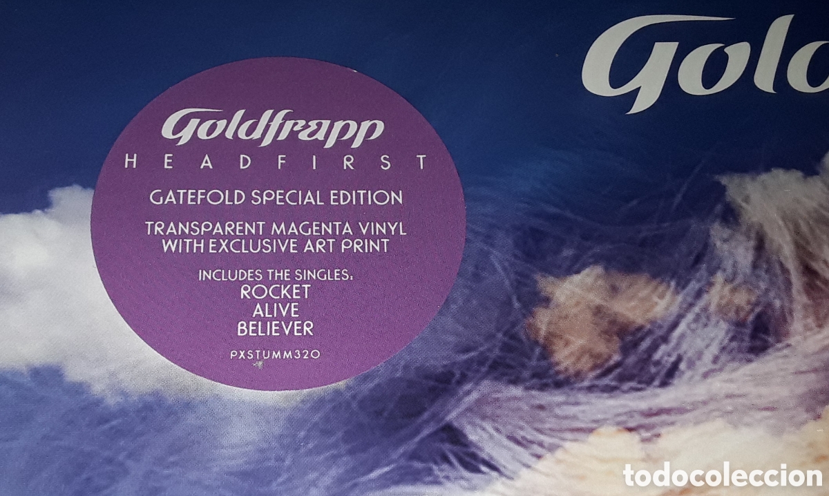 Discos de vinilo: LP - GOLDFRAPP - HEADFIRST - GATEFOLD SPECIAL EDITION - NUEVO Y PRECINTADO - Foto 2