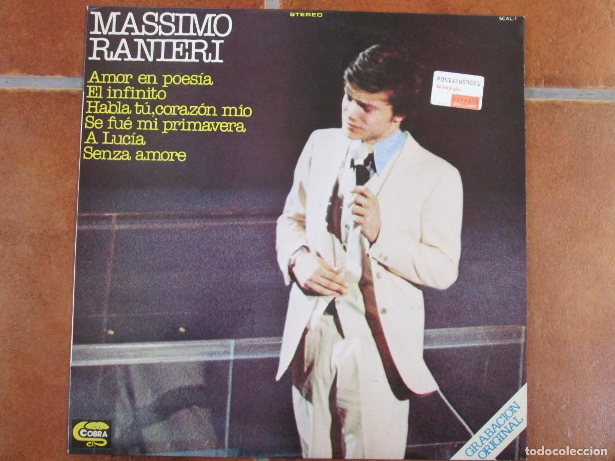 Discos de vinilo: MASSIMO RANIERI - Amor en Poes&iacute;a + 11. LP, ed espa&ntilde;ola 12&rdquo; 1978. Magn&iacute;fico estado (VG+/NM)