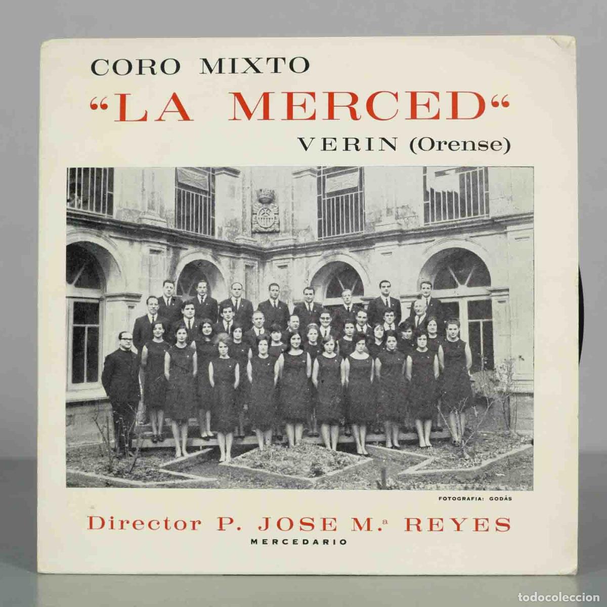 Discos de vinilo: EP. Coro Mixto La Merced - Ver&iacute;n (Orense) - Aires d&acute;as rias baixas, Malpocadi&ntilde;o, Gaitas e gaite