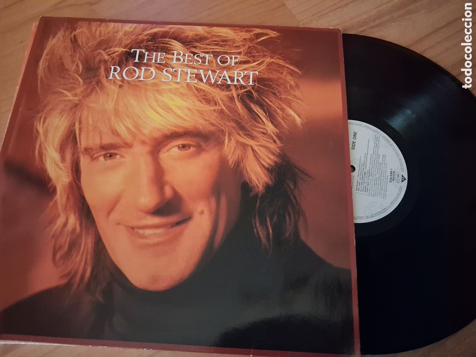 Discos de vinilo: The best of rod stewart lp ver fotos