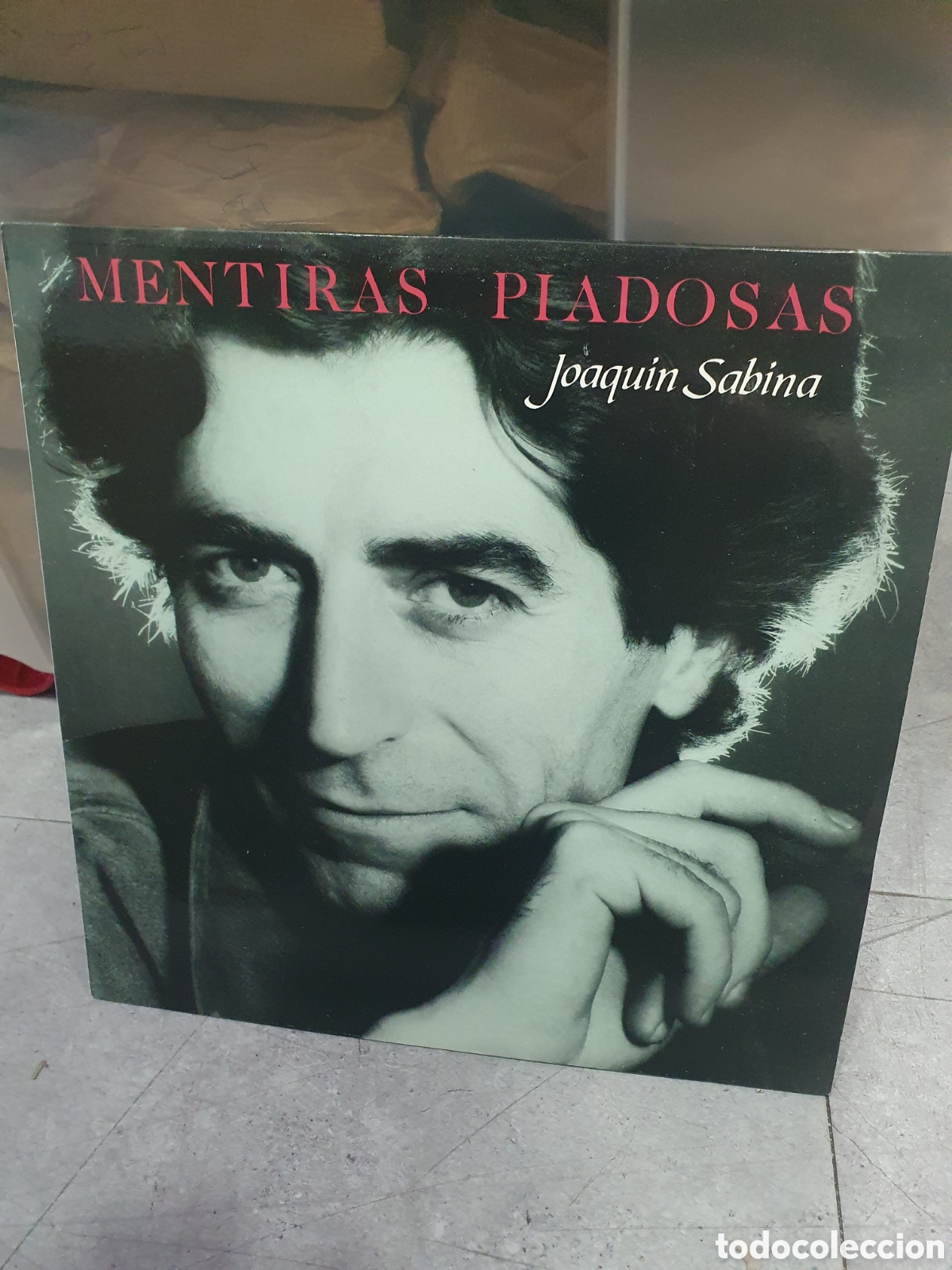Discos de vinilo: LP. Mentiras piadosas. Joaqu&iacute;n Sabina.