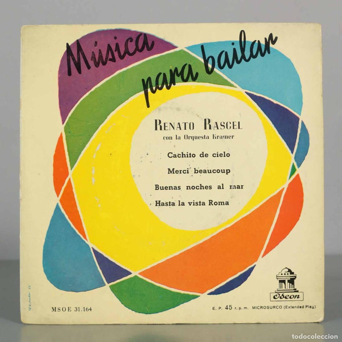 Discos de vinilo: EP. M&uacute;sica para bailar - Renato Rascel, Orquesta Kramer - Odeon