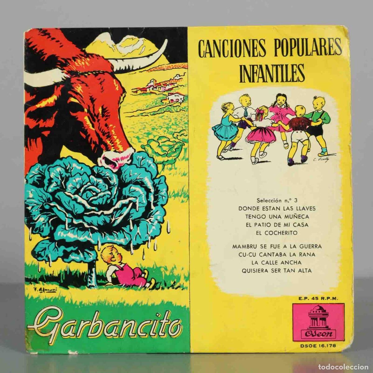 Discos de vinilo: EP. Garbancito / Canciones Populares Infantiles - Varios Artistas - Odeon