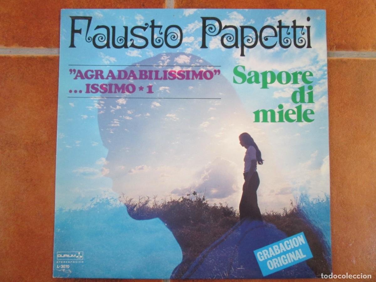 Discos de vinilo: FAUSTO PAPETTI - Agradabilissimo 1 - LP, ed espa&ntilde;ola 12&rdquo; 1979. Muy buen estado (VG+)