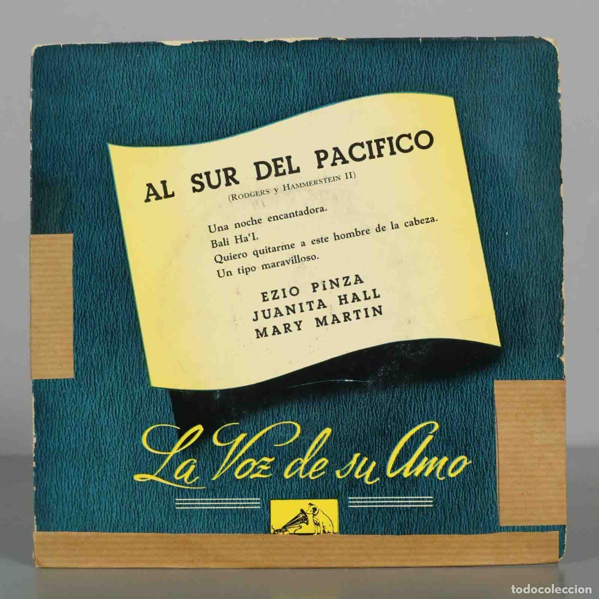 Discos de vinilo: EP. Al sur del Pac&iacute;fico - Rodgers y Hammerstein - Ezio Pinza, Juanita Hall, Mary Martin