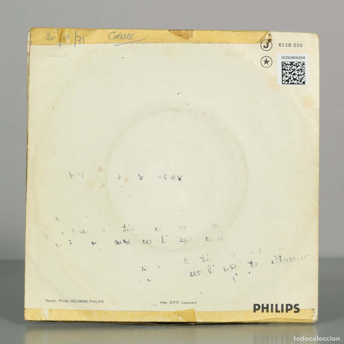 Discos de vinilo: SINGLE. Le pays de ton corps - Catherine Le Forestier - Philips - Foto 2
