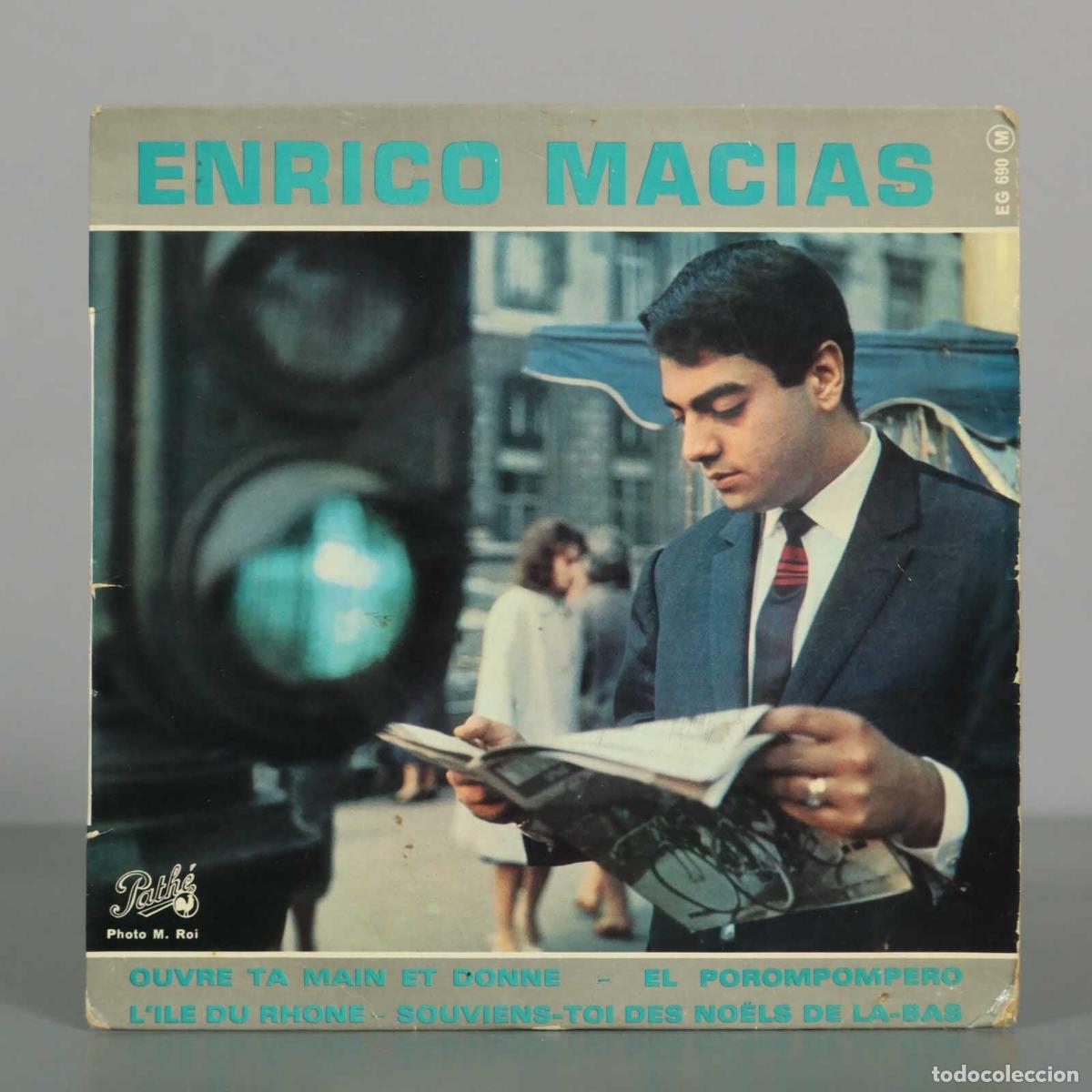 Discos de vinilo: SINGLE. Ouvre Ta Main Et Donne - El Porompompero - L&acute;&icirc;le Du Rh&ocirc;ne - Souviens-toi Des No&euml;ls De L&agrave;-ba