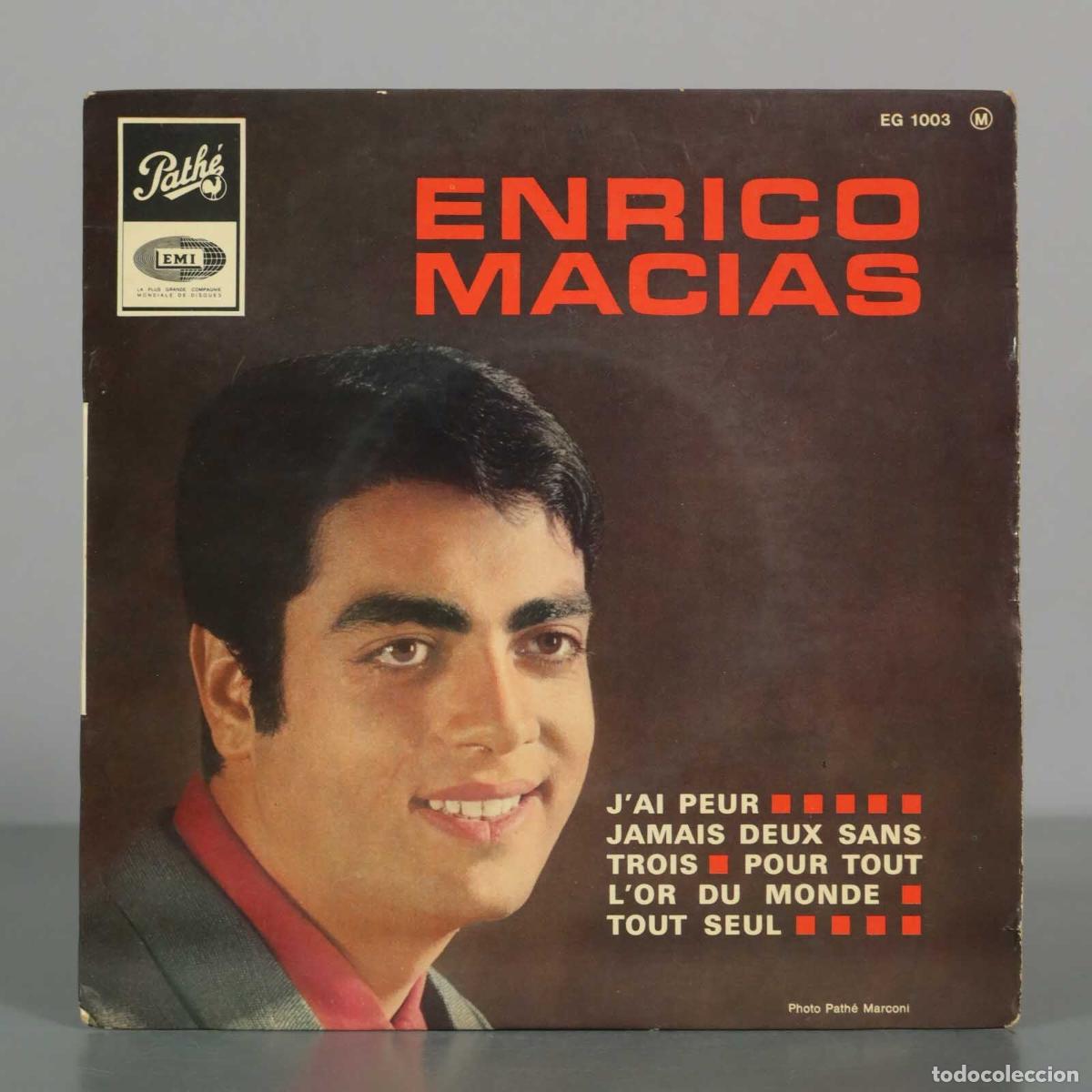 Discos de vinilo: EP. Enrico Macias &ndash; J&acute;ai Peur