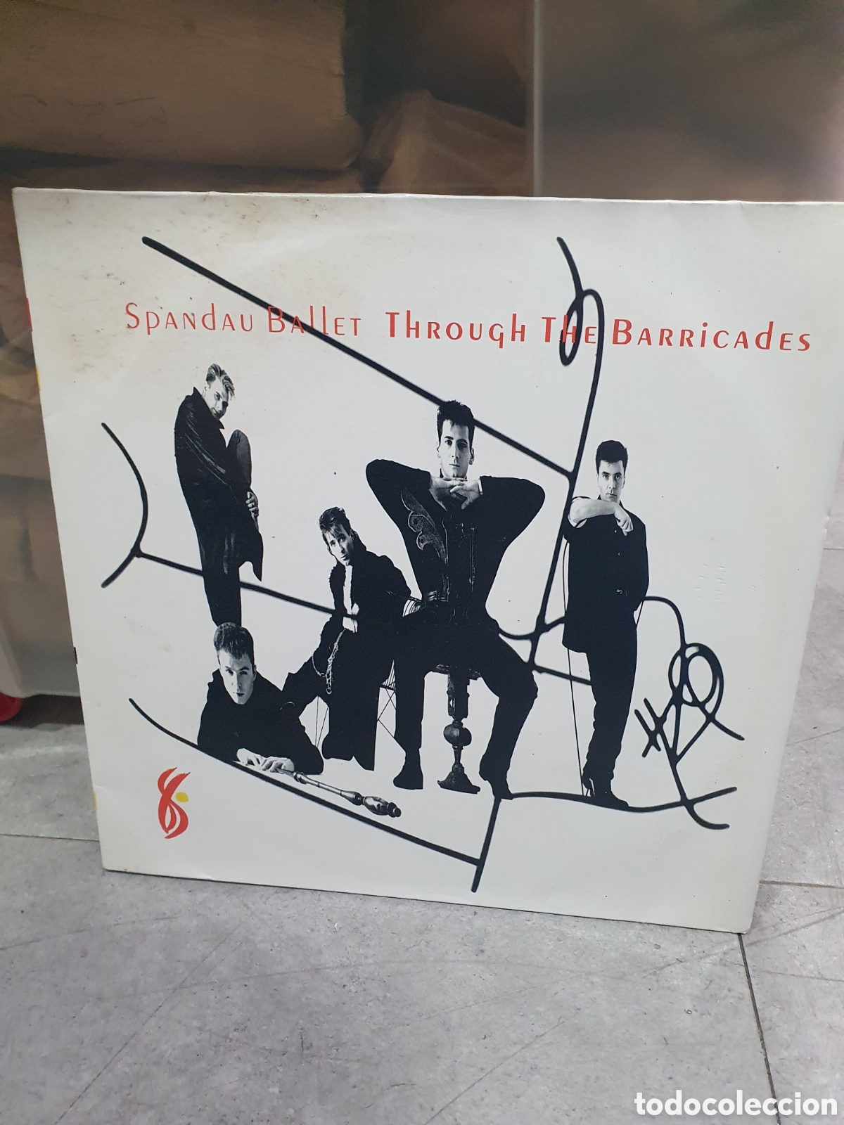 Discos de vinilo: LP. Spandau Ballet. Through the Barricades.
