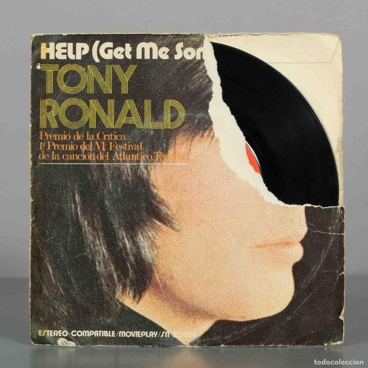 Discos de vinilo: SINGLE. Help (Get Me Some Help) - Tony Ronald - Foto 1