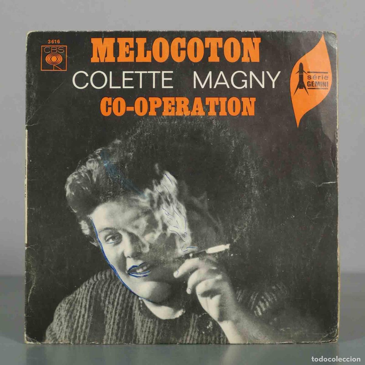 Discos de vinilo: SINGLE. Melocoton - Colette Magny - Foto 1