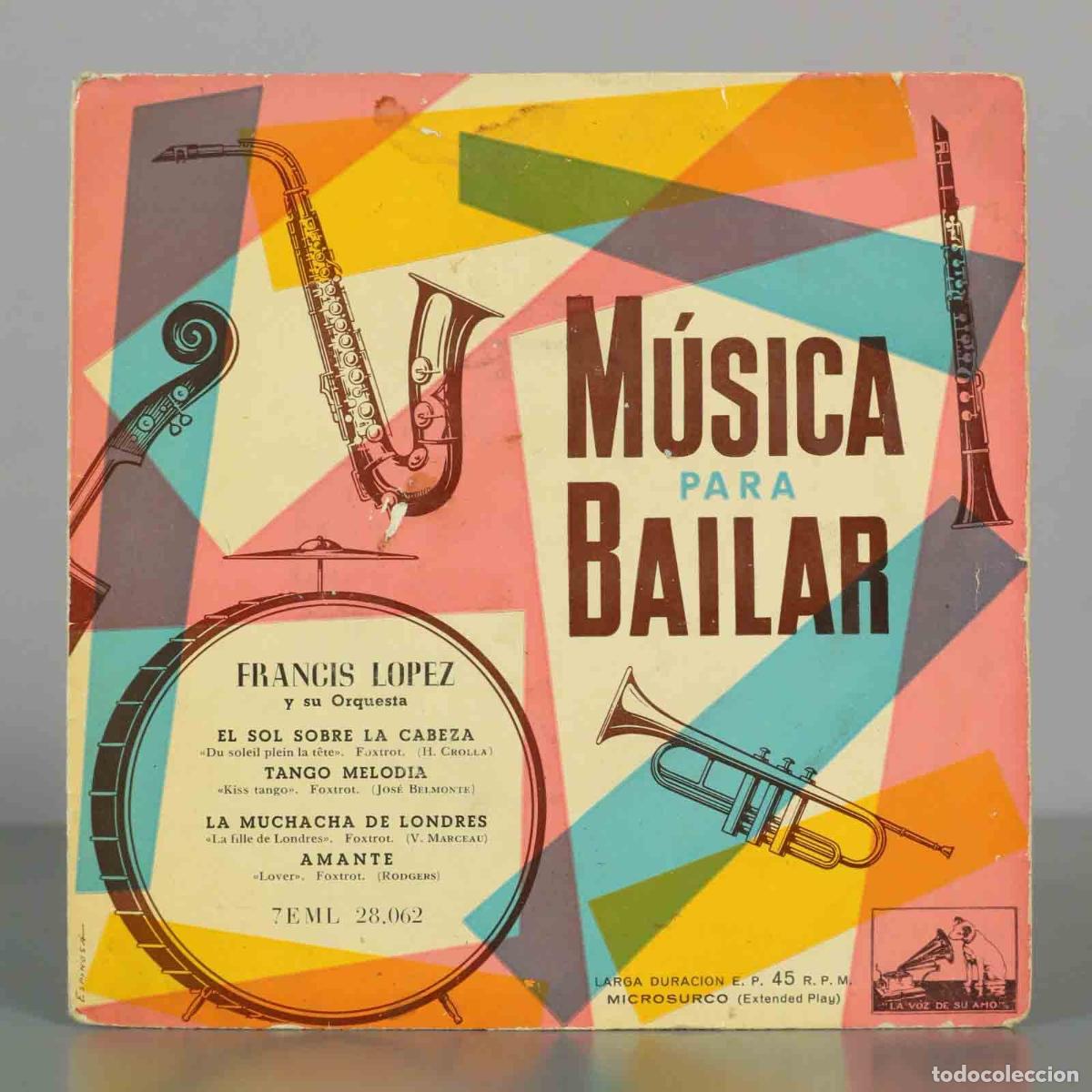 Discos de vinilo: EP. M&uacute;sica para bailar - Francis Lopez y su Orquesta - La Voz De Su Amo